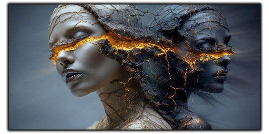 Tablou Decorativ Premium – Ideal pentru Dormitor si Living - Print UV pe Sticla Securizata