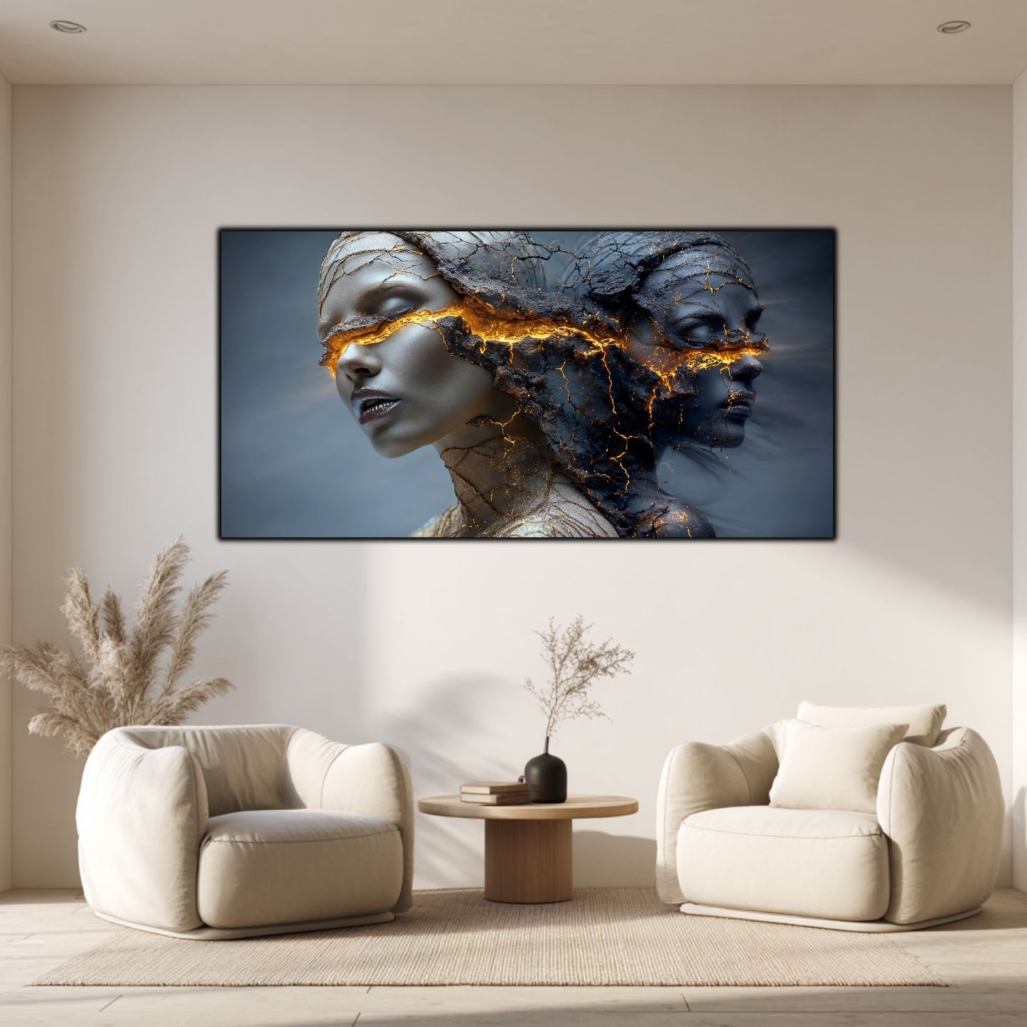 Tablou Decorativ Premium – Ideal pentru Dormitor si Living - Print UV pe Sticla Securizata