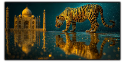 Tablou unicat pe sticla securizata - The Lost Temple - No 15
