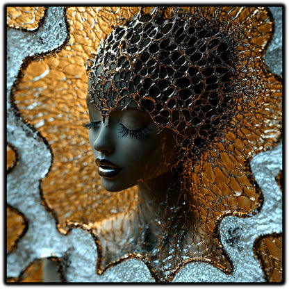 Liquid dream 01 - Tablou Unicat pe Sticla