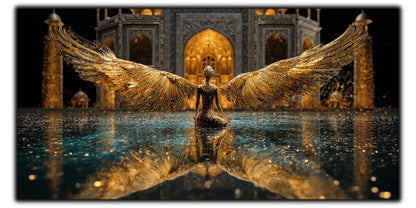 Tablou unicat pe sticla securizata - The Lost Temple - No 22