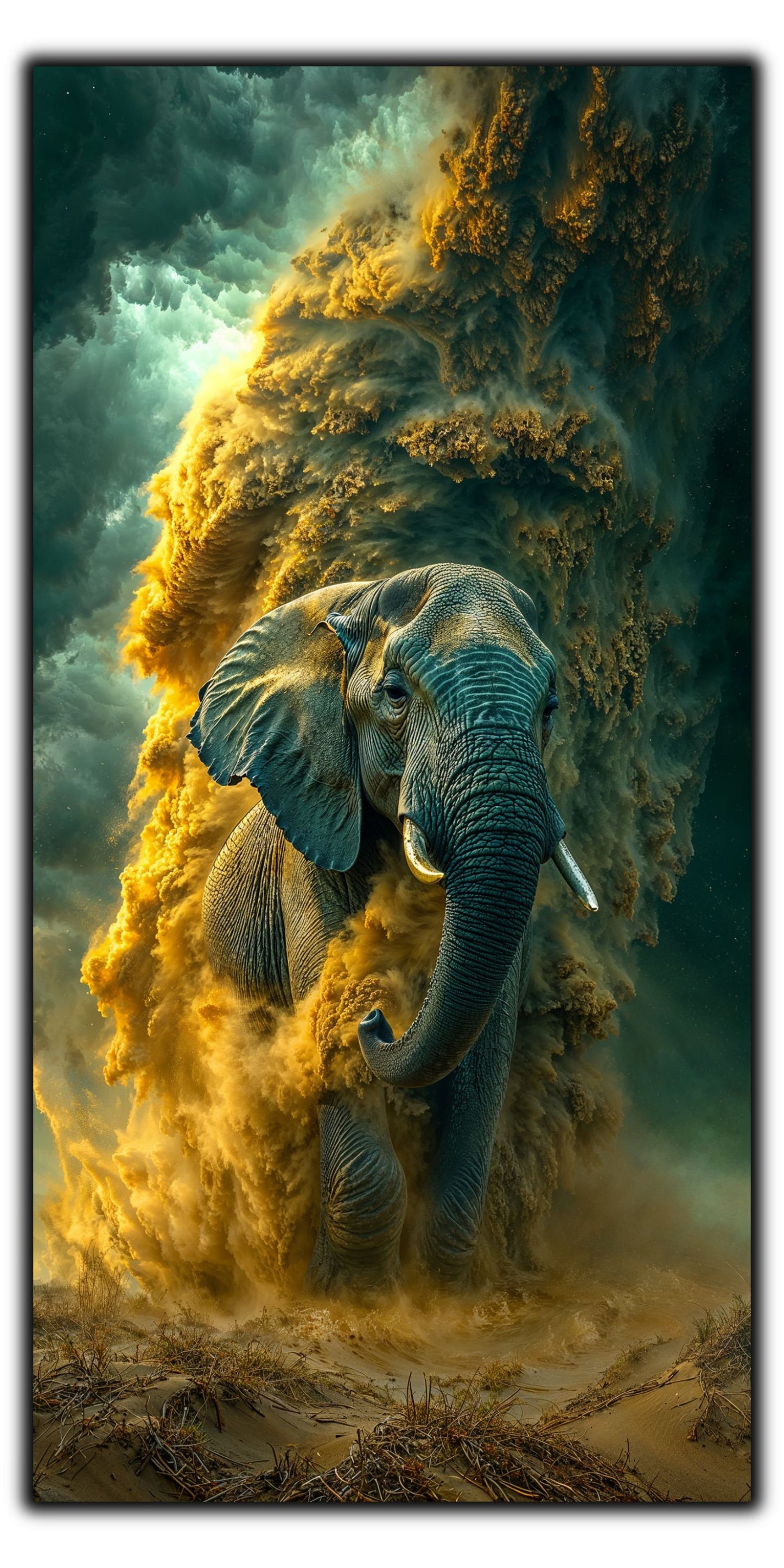 Magnific Titan - Tablou Sticla Securizata - 22