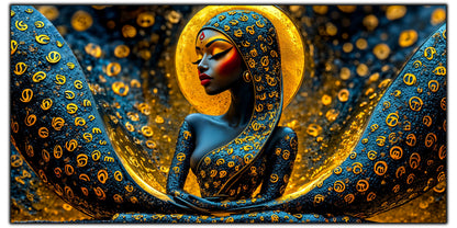 Tablou unicat din sticlă securizată Beyond Creation - No21