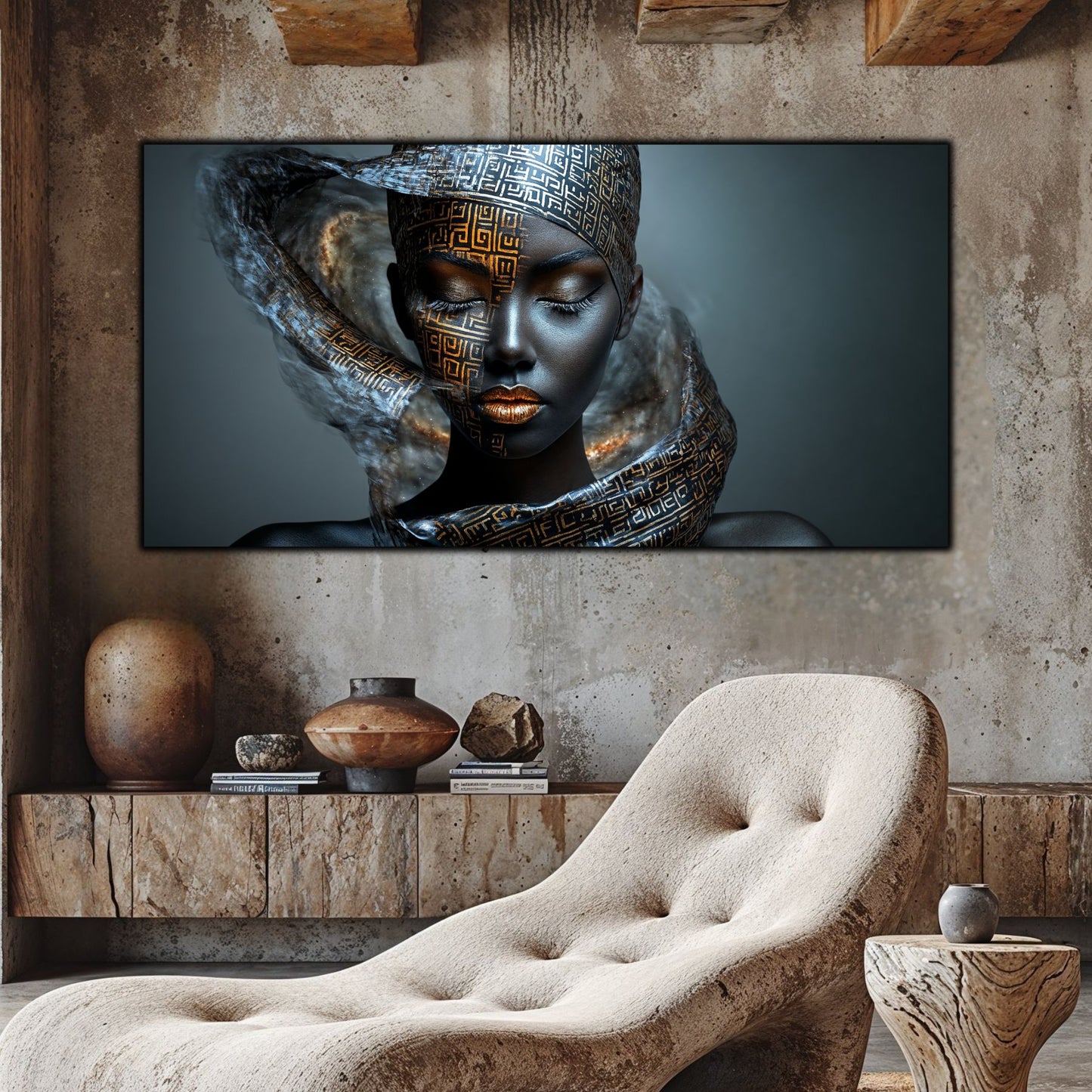 Tablou Sticla Securizata – Tablou Elegant pt Dormitor si Living - Dark StarDust No05