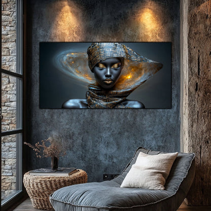 Tablou Sticla Securizata – Tablou Elegant pt Dormitor si Living - Dark StarDust No14