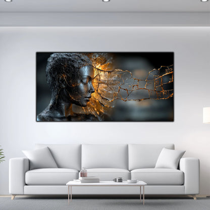 Tablou Sticla Securizata - Broken Mind 01