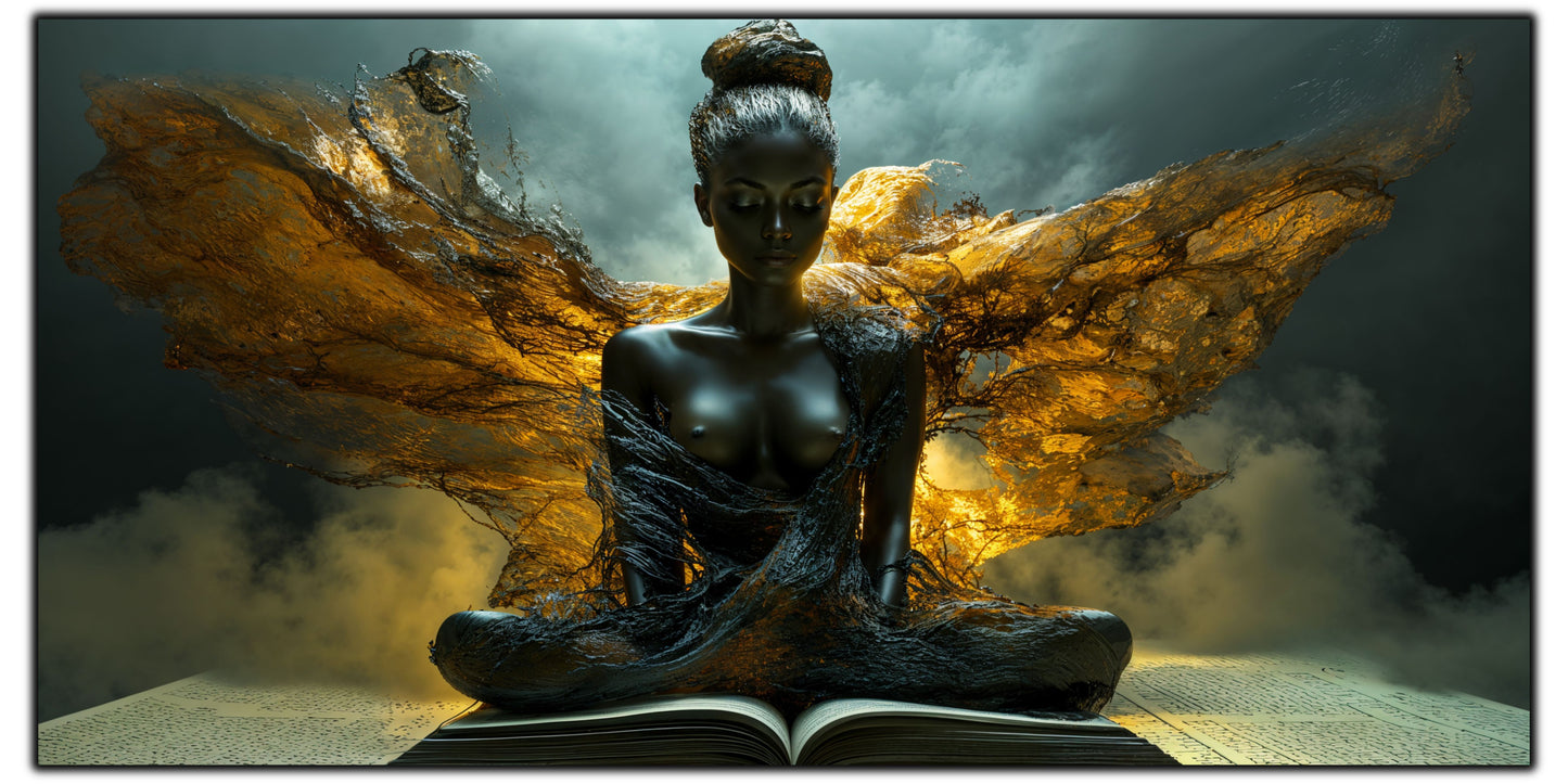 Tablou unicat din sticlă securizată Beyond Breath - No10