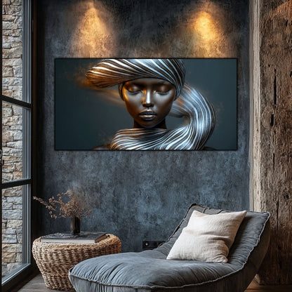 Tablou Sticla Securizata – Tablou Elegant pt Dormitor si Living - Dark StarDust No26