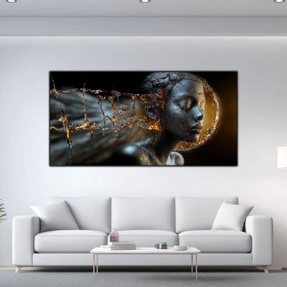 Tablou Sticla Securizata - Broken Mind 25