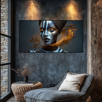 Tablou Sticla Securizata – Tablou Elegant pt Dormitor si Living - Dark StarDust No27