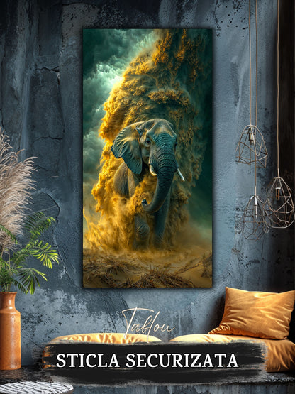 Magnific Titan - Tablou Sticla Securizata - 22