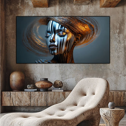 Tablou Sticla Securizata – Tablou Elegant pt Dormitor si Living - Dark StarDust No06