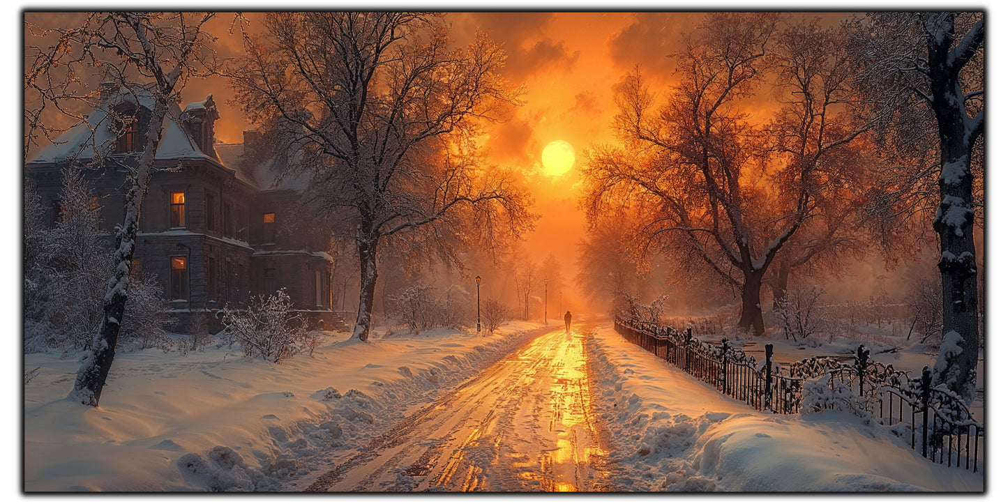 Tablou Sticla Securizata - Colectia Cold Ember - no11