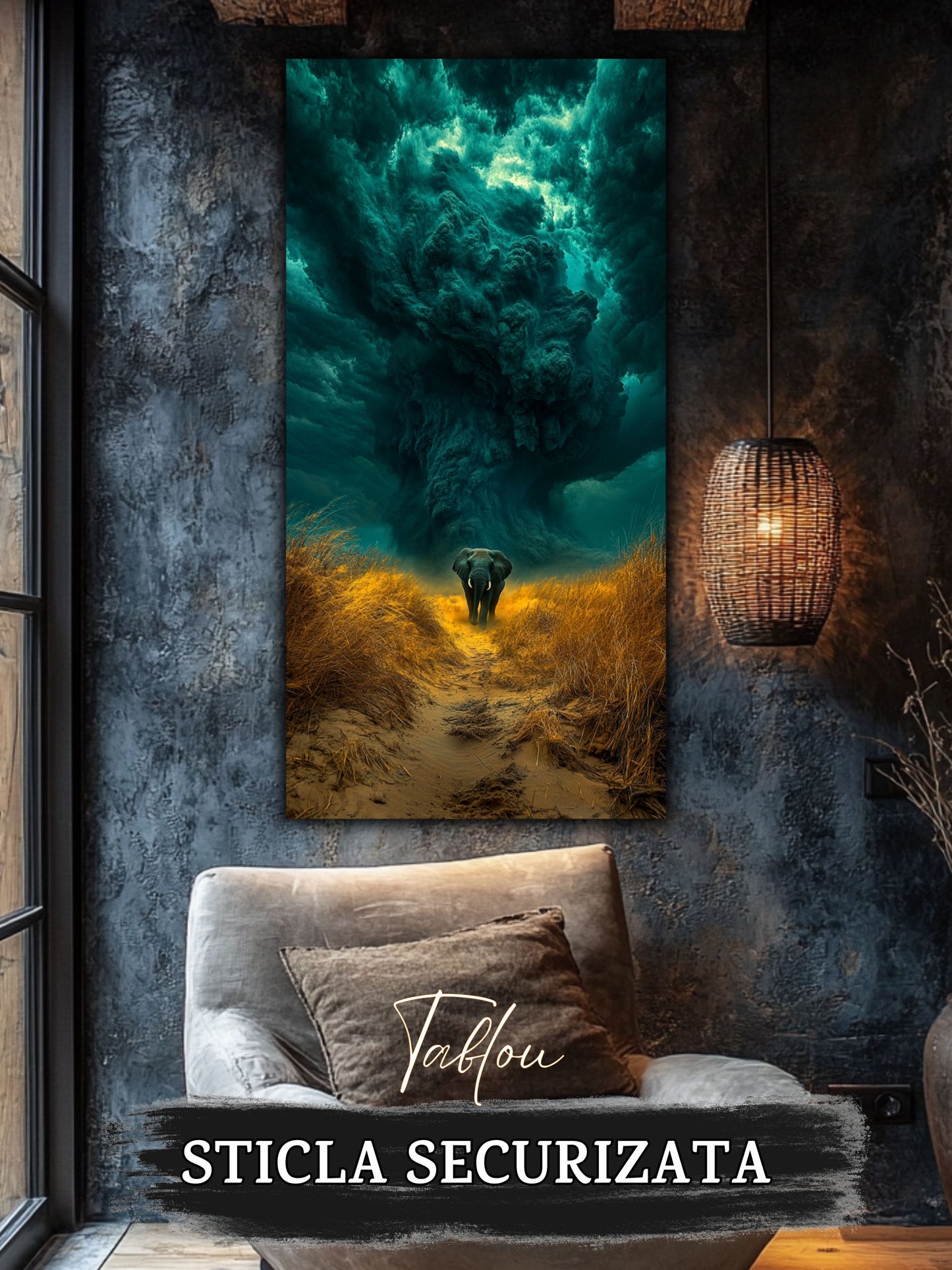 Magnific Titan - Tablou Sticla Securizata - 23