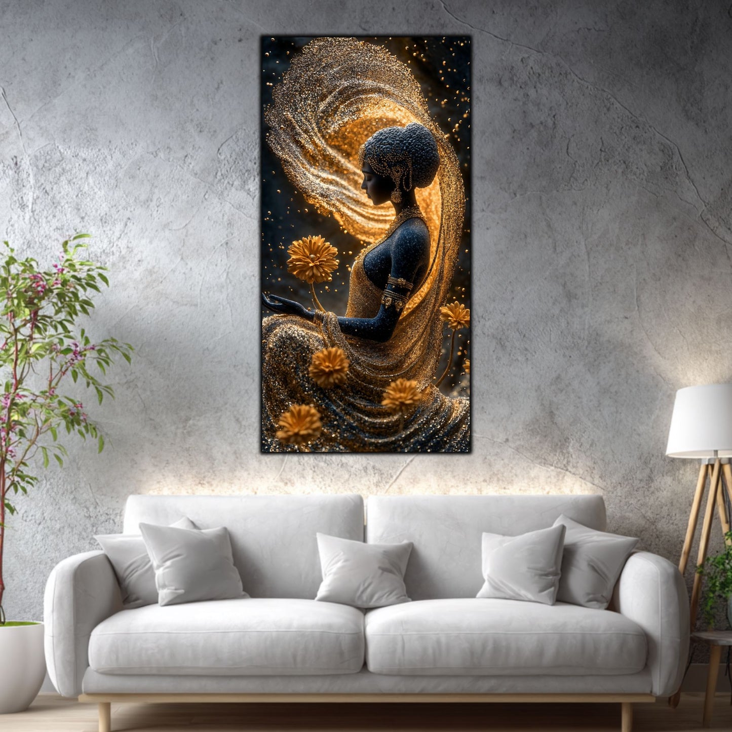 Tablou pentru living – Ember Orbit | Liquid Light