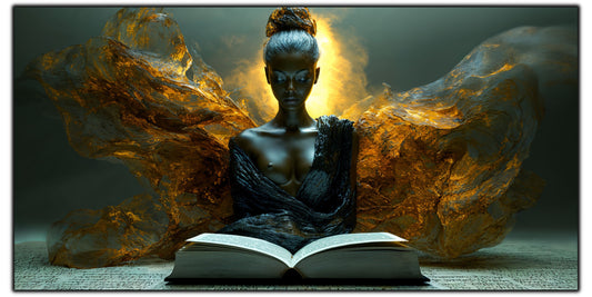 Tablou unicat din sticlă securizată Beyond Breath - No12