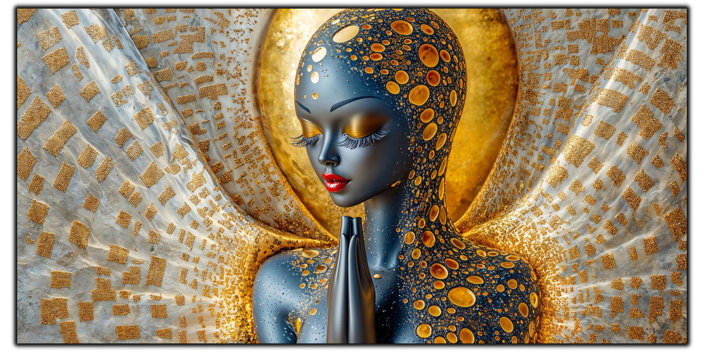 Tablou unicat din sticlă securizată Beyond Creation - No12