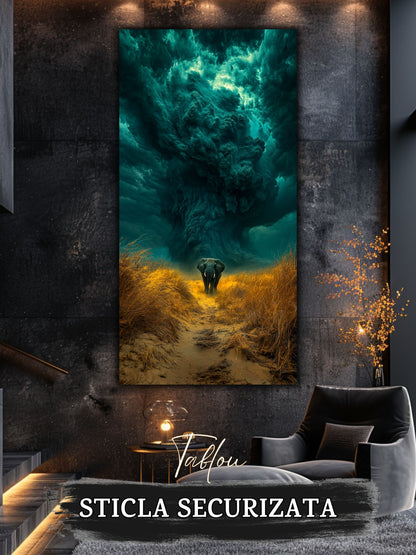 Magnific Titan - Tablou Sticla Securizata - 23