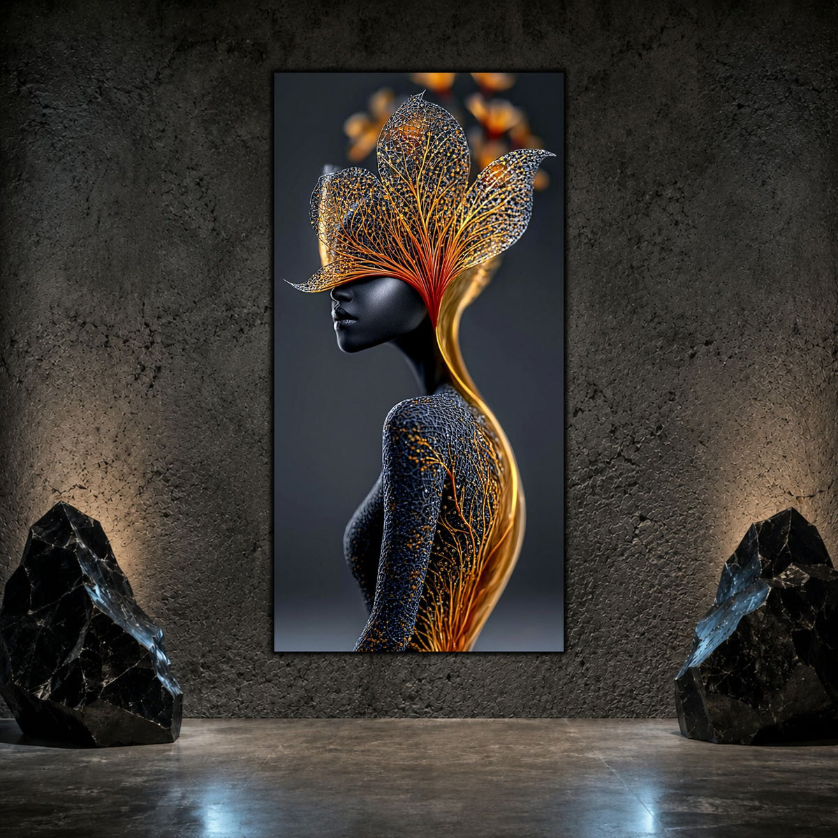 Tablou Abstract Living – Fire Beneath Form