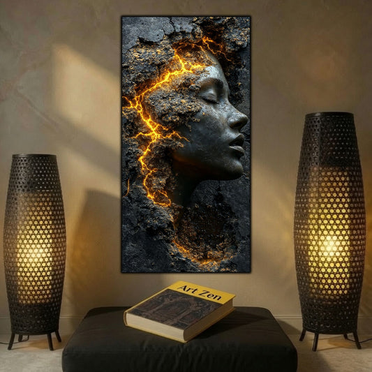 Tablou Modern Living – Aurul dintre fisuri