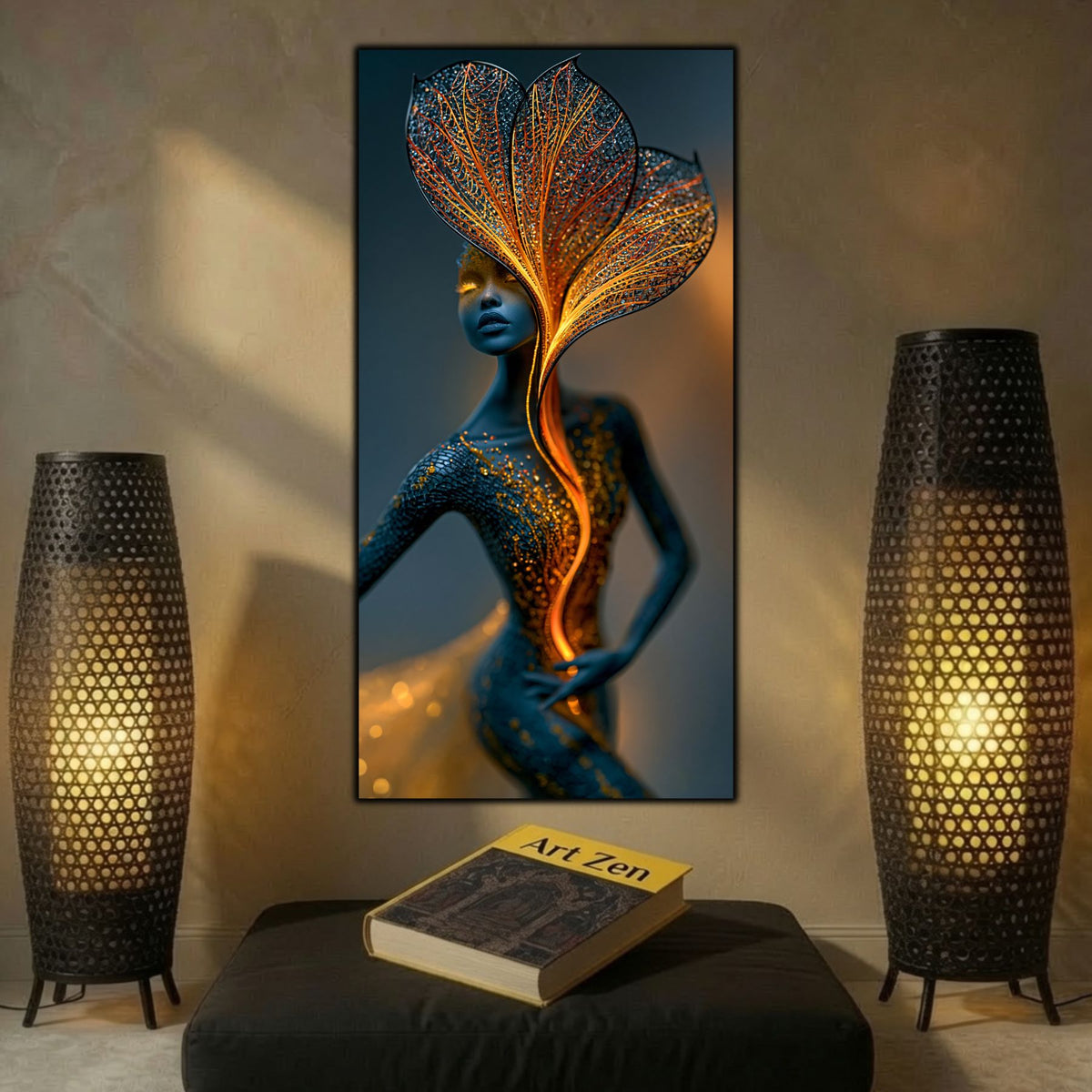 Tablou Abstract Living – The Gold Within