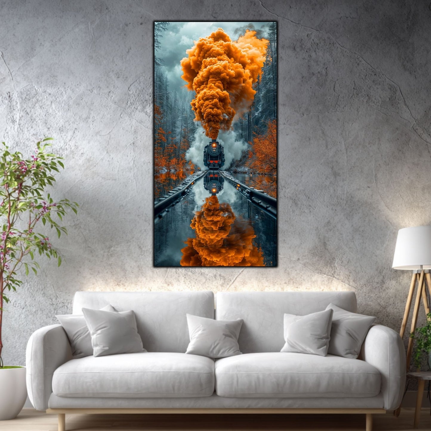 Tablouri Moderne Sufragerie – Orange Signal | The Long Way Home