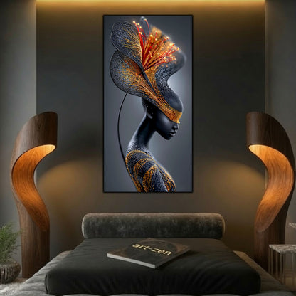 Tablou Abstract Living – Golden Current