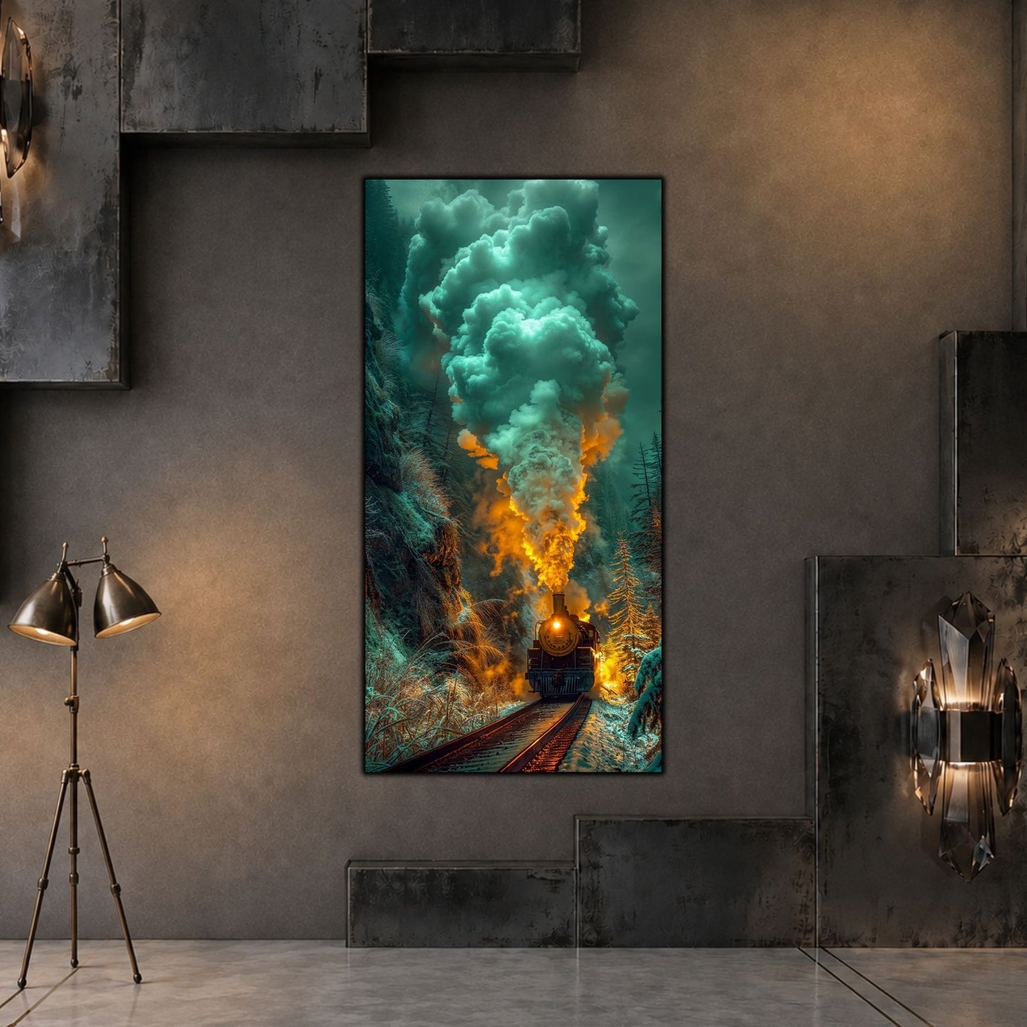 Tablouri Moderne Sufragerie – The Blue Smoke Line | The Long Way Home