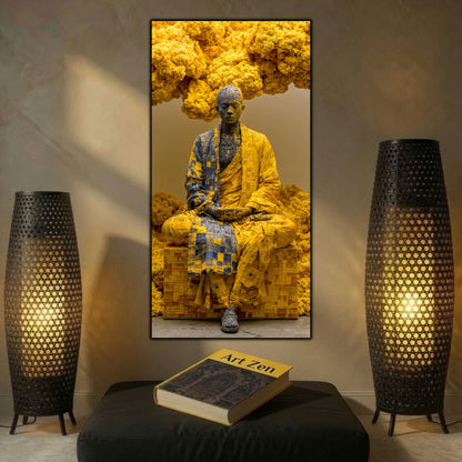 Tablou Abstract Modern – Paza pulberii solare