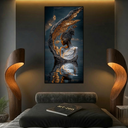 Tablou living modern Adăpostul Aripii de Aur