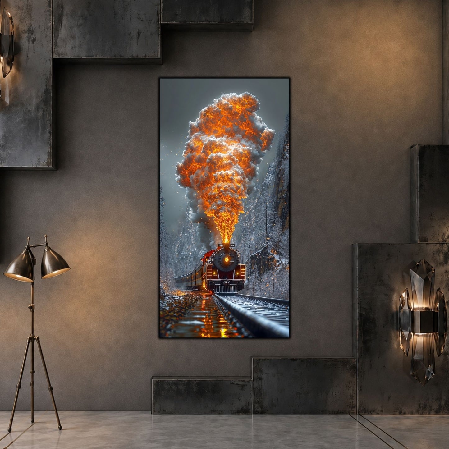 Tablouri Moderne Sufragerie – The Last Smoke | The Long Way Home