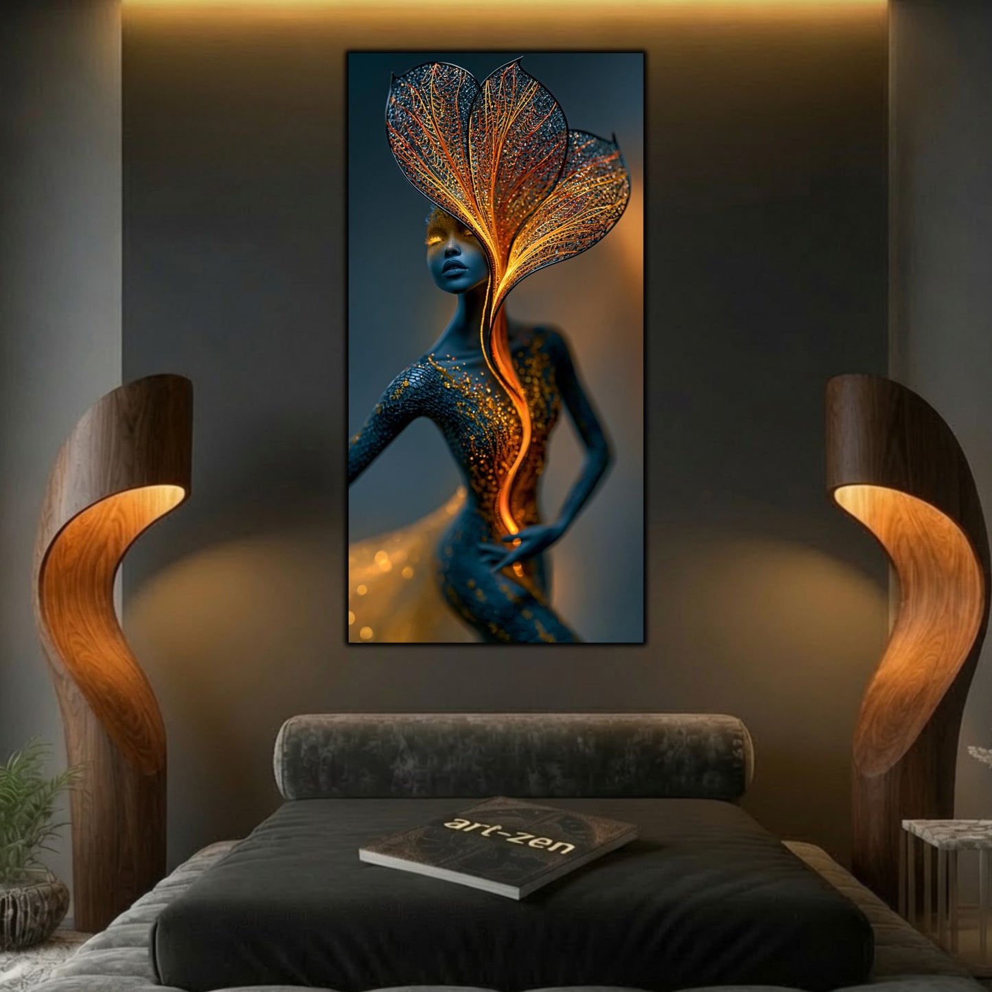 Tablou Abstract Living – The Gold Within
