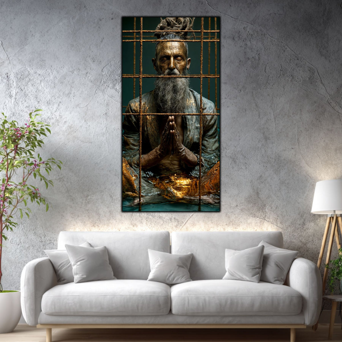Tablou Modern Living – Rugăciune dincolo de gratii