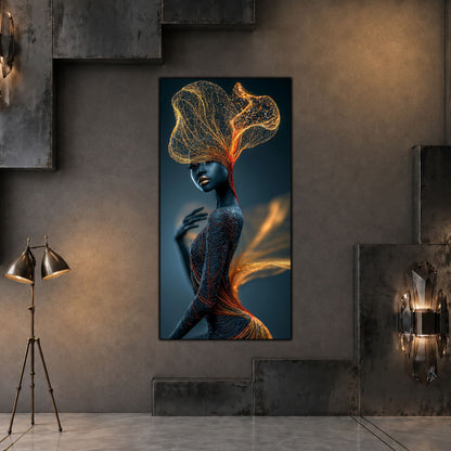 Tablou Abstract Living – A Face of Becoming