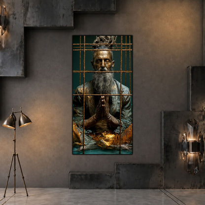 Tablou Modern Living – Rugăciune dincolo de gratii