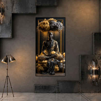Tablou Abstract Modern – Paza sanctuarului de aur