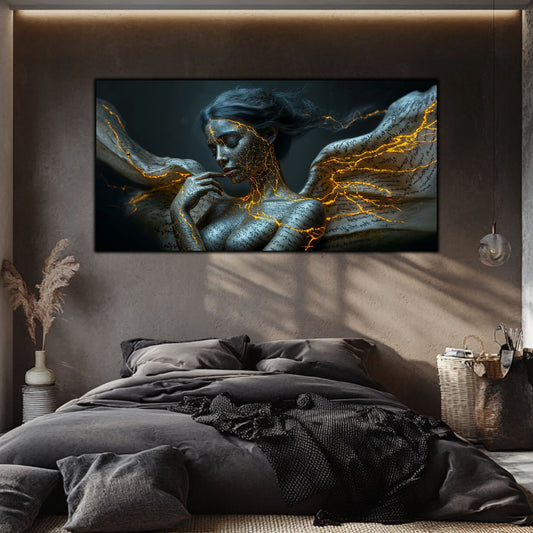 Beyond Meditation - Tablouri moderne pe sticla securizata pentru living contemporan NO27