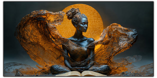 Tablou unicat din sticlă securizată Beyond Breath - No13