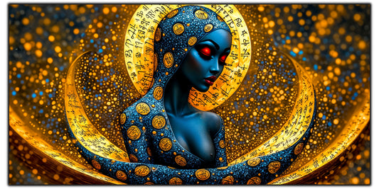 Tablou unicat din sticlă securizată Beyond Creation - No13