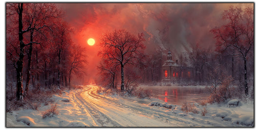 Tablou Sticla Securizata - Colectia Cold Ember - no13