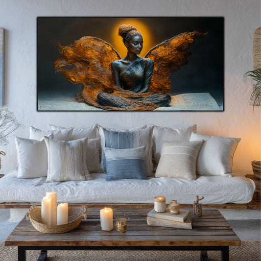 Tablou unicat din sticlă securizată Beyond Breath - No15