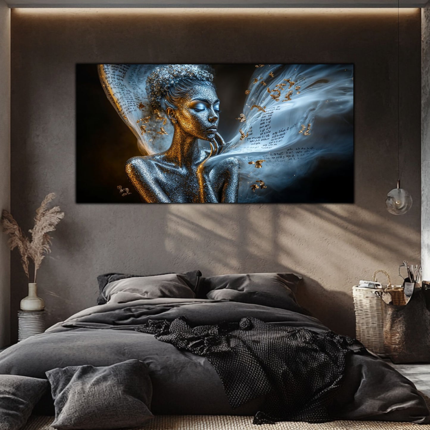 Beyond Meditation - Tablouri moderne pe sticla securizata pentru living contemporan NO13