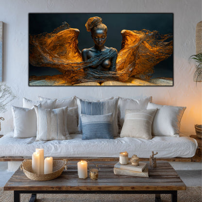 Tablou unicat din sticlă securizată Beyond Breath - No14