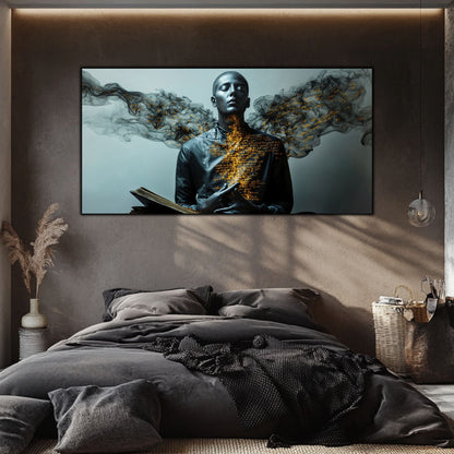 Beyond Meditation - Tablouri moderne pe sticla securizata pentru living contemporan NO24