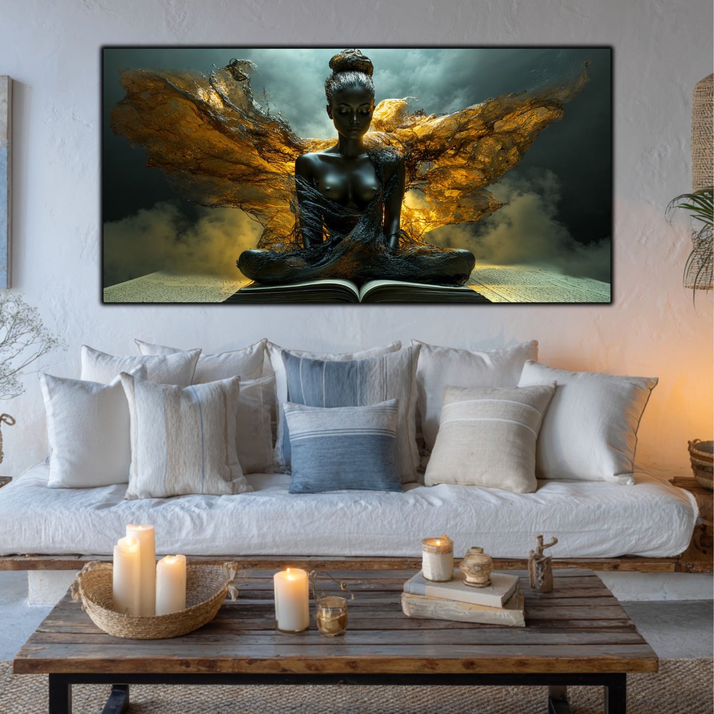 Tablou unicat din sticlă securizată Beyond Breath - No10