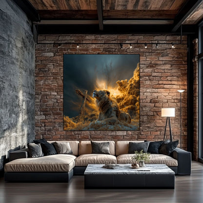 Tablou Decorativ Modern - Print UV pe Sticla - „Sacred Modernities” - No08