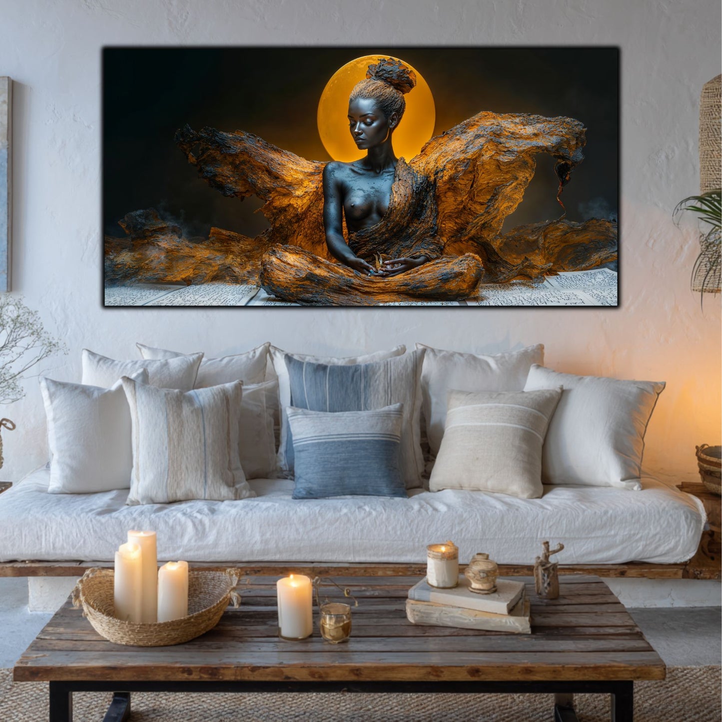 Tablou unicat din sticlă securizată Beyond Breath - No11