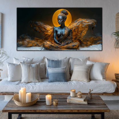 Tablou unicat din sticlă securizată Beyond Breath - No11