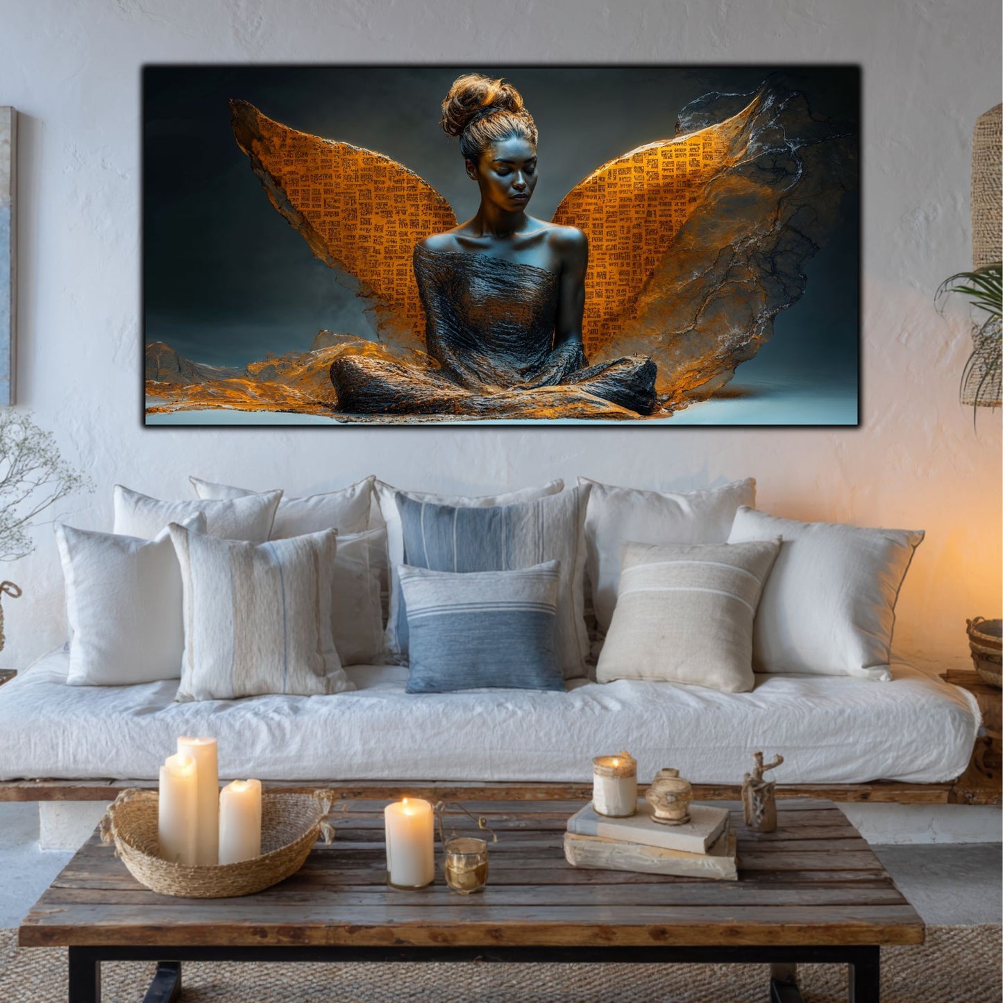 Tablou unicat din sticlă securizată Beyond Breath - No22