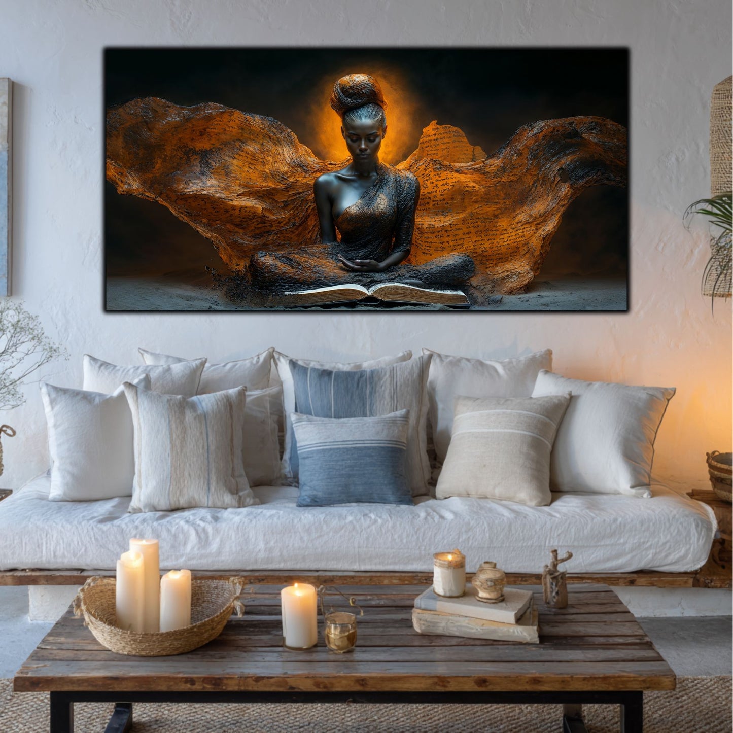 Tablou unicat din sticlă securizată Beyond Breath - No24